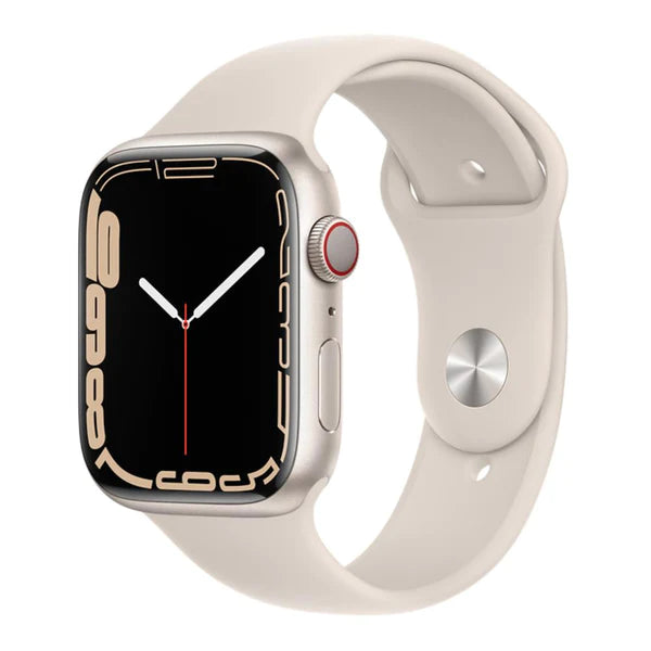 Apple Watch Series 7 GPS + Cellular 45mm Starlight Aluminium Refurbished Pristine
