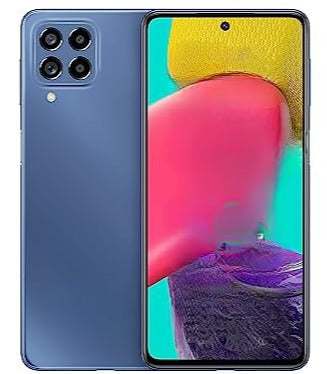 Samsung Galaxy M53 (5G) 128GB, Deep Ocean Blue Unlocked Refurbished Pristine