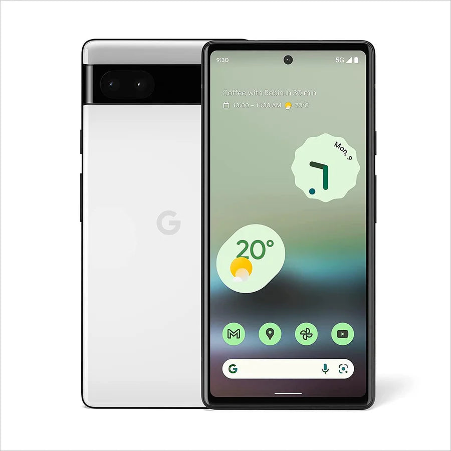 Google Pixel 6A 128GB 5G Chalk White - Unlocked Refurbished Pristine