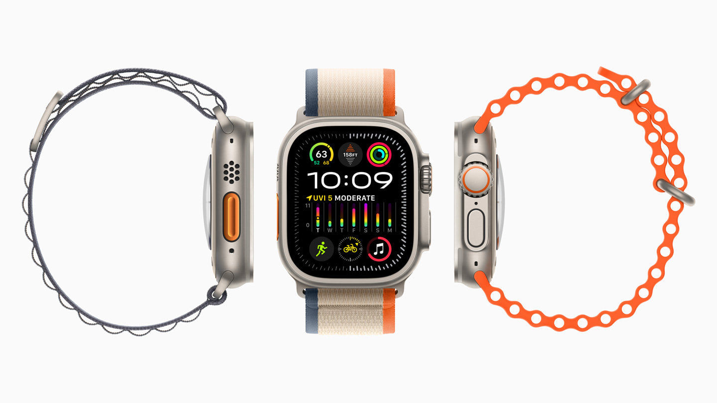 Apple Watch Ultra 49mm GPS + Cellular Titanium Case Refurbished Pristine