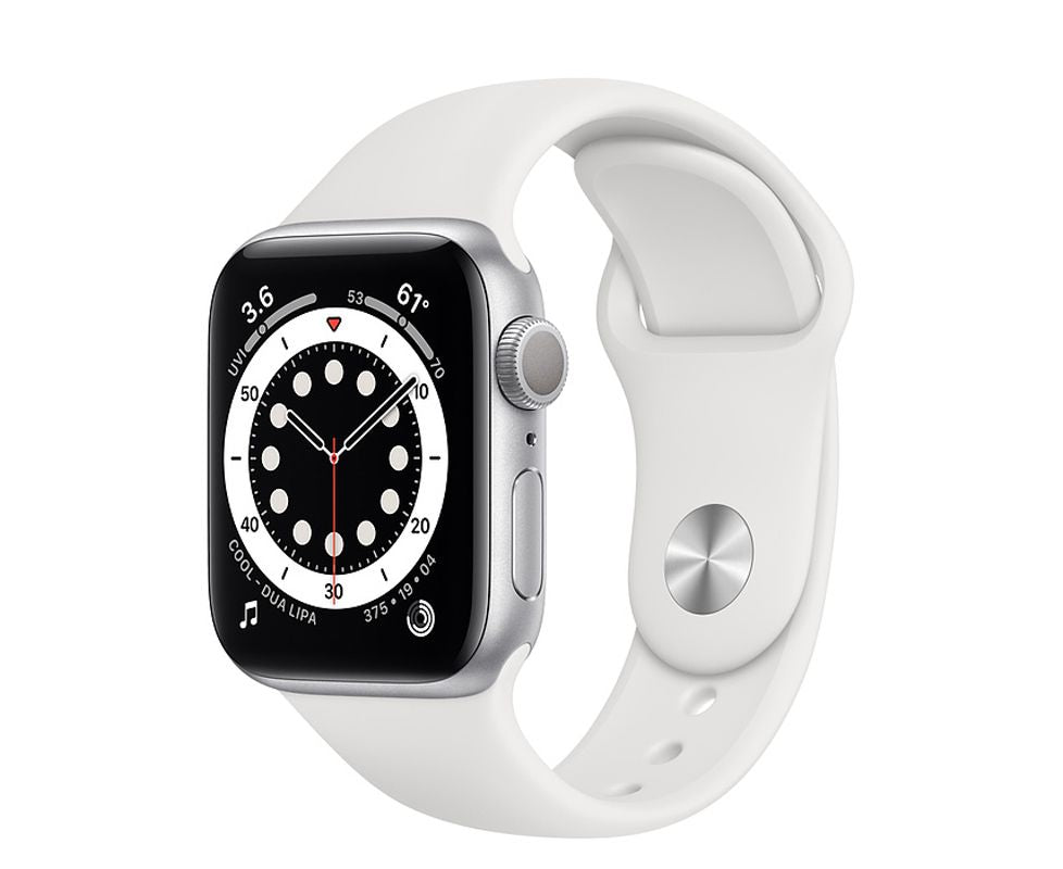 Apple Watch Series 6 (GPS + Cellular) 44mm Silver Stainless Steel Refurbished Excellent