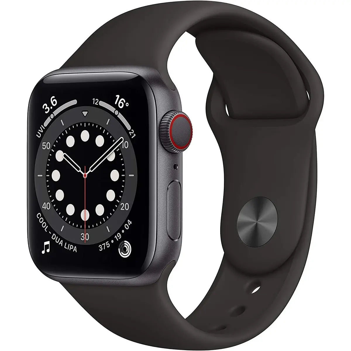 Apple Watch Series 6 (GPS + Cellular) 44mm Graphite Aluminum Refurbished Excellent