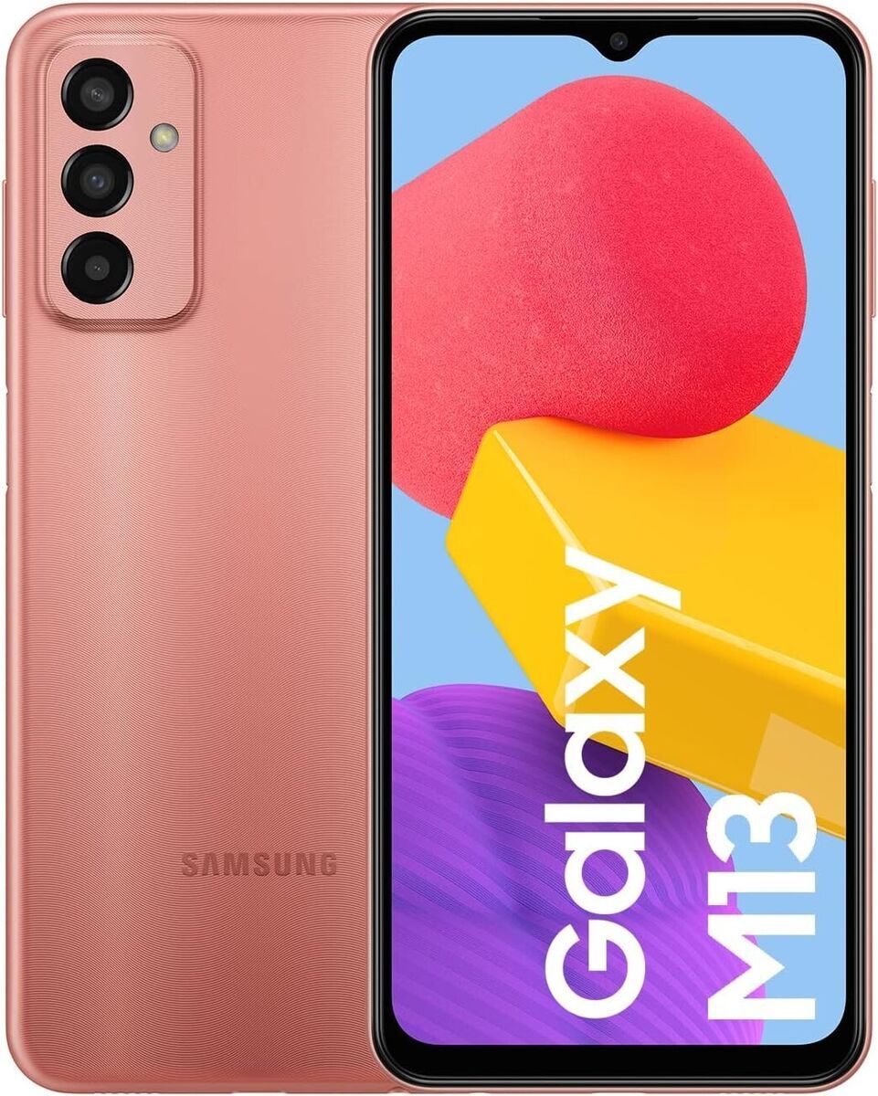 Samsung Galaxy M13 64GB, Orange Copper Unlocked Refurbished Excellent