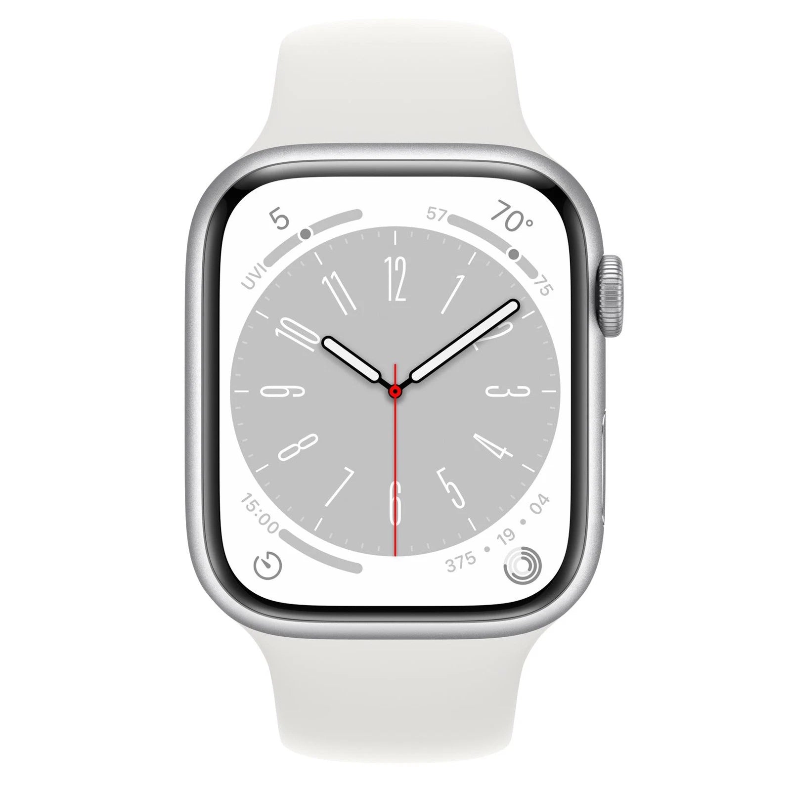 Apple Watch Series 8 45mm GPS, Starlight Aluminum (Generic Band) Refurbished Good