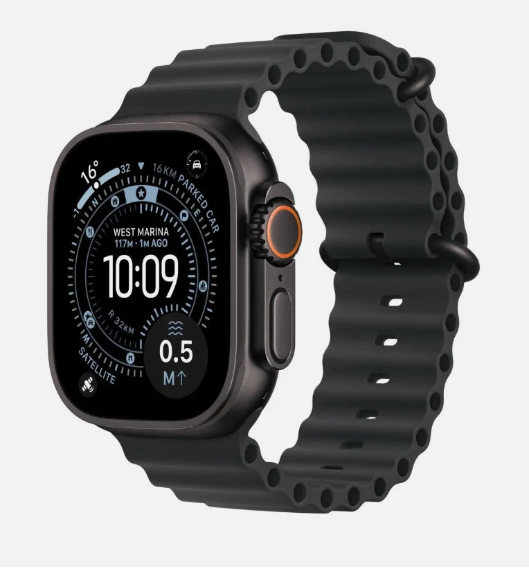 Apple Watch Ultra 3 49mm Titanium Black, GPS + Cellular (Generic Band) Refurbished Good