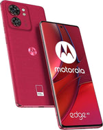 Refurbished Motorola Edge 40 SIM-free smartphone with sleek design and vibrant display, showcased in the image.