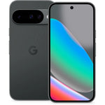Refurbished Google Pixel 10 5G smartphone with sleek design and screen display, shown in a side view.