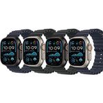 Refurbished Apple Watch Ultra 2 GPS + Cellular with 49mm titanium case, showing the sleek smartwatch on a wrist.