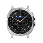 Refurbished Samsung Galaxy Watch 8 Classic 46mm in black, showing the watch face and sleek design on a white background.