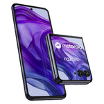 Samsung Motorola Razr 50 Ultra refurbished SIM free unlocked flip phone, showing the sleek clamshell design and vibrant screen.