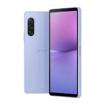 Refurbished Sony Xperia 10 V unlocked SIM-free smartphone with sleek design and display, branded as Samsung, shown in the image.