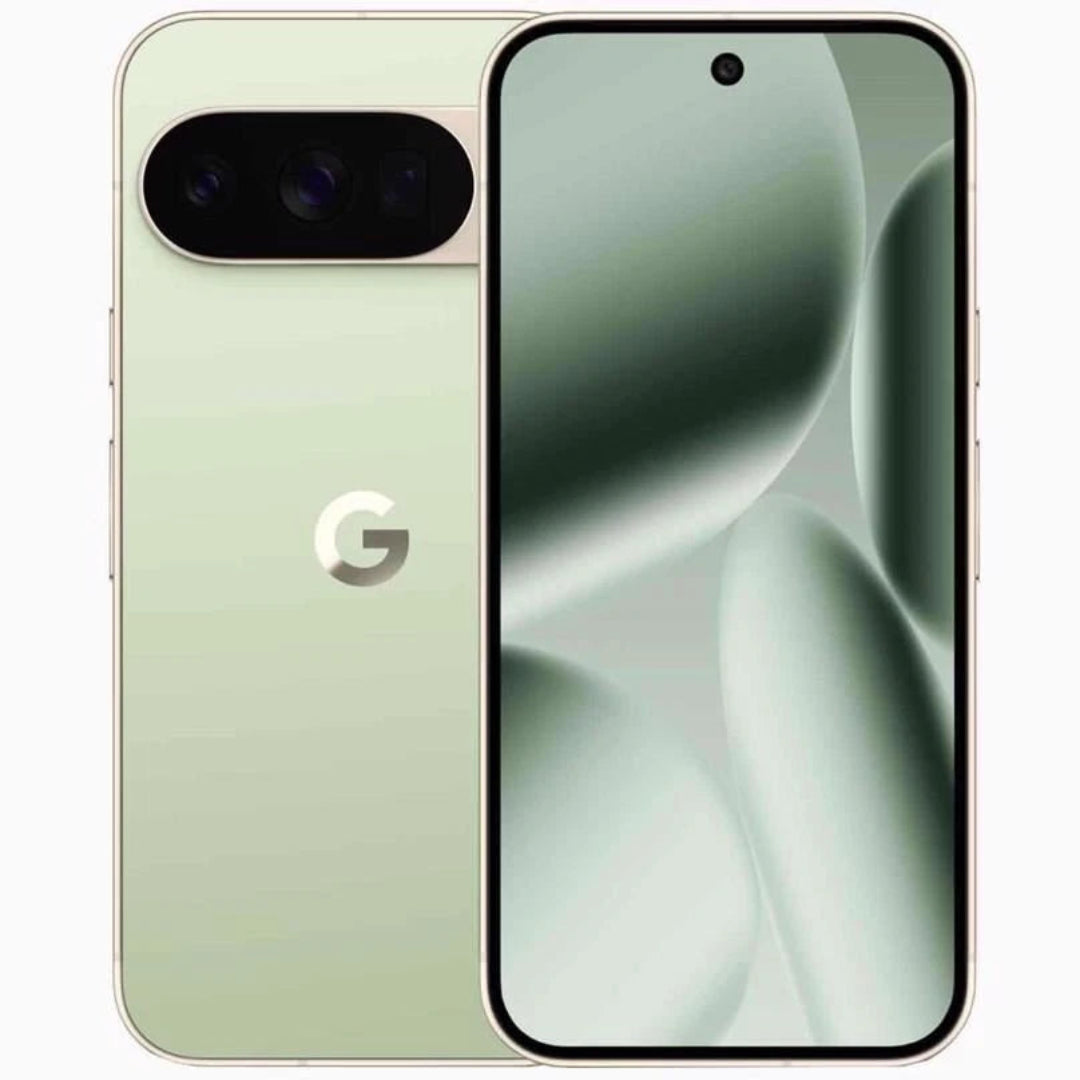 Google Pixel 10 Pro 5G refurbished SIM-free smartphone with sleek design and large display, showcasing front view.