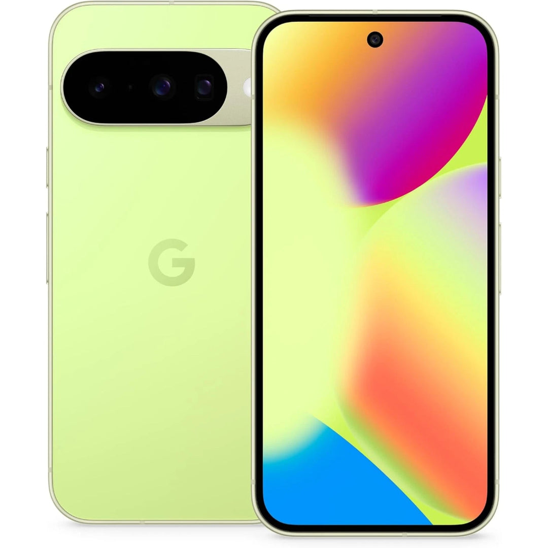 Refurbished Google Pixel 10 5G smartphone with black finish, showcasing the front screen and sleek design.