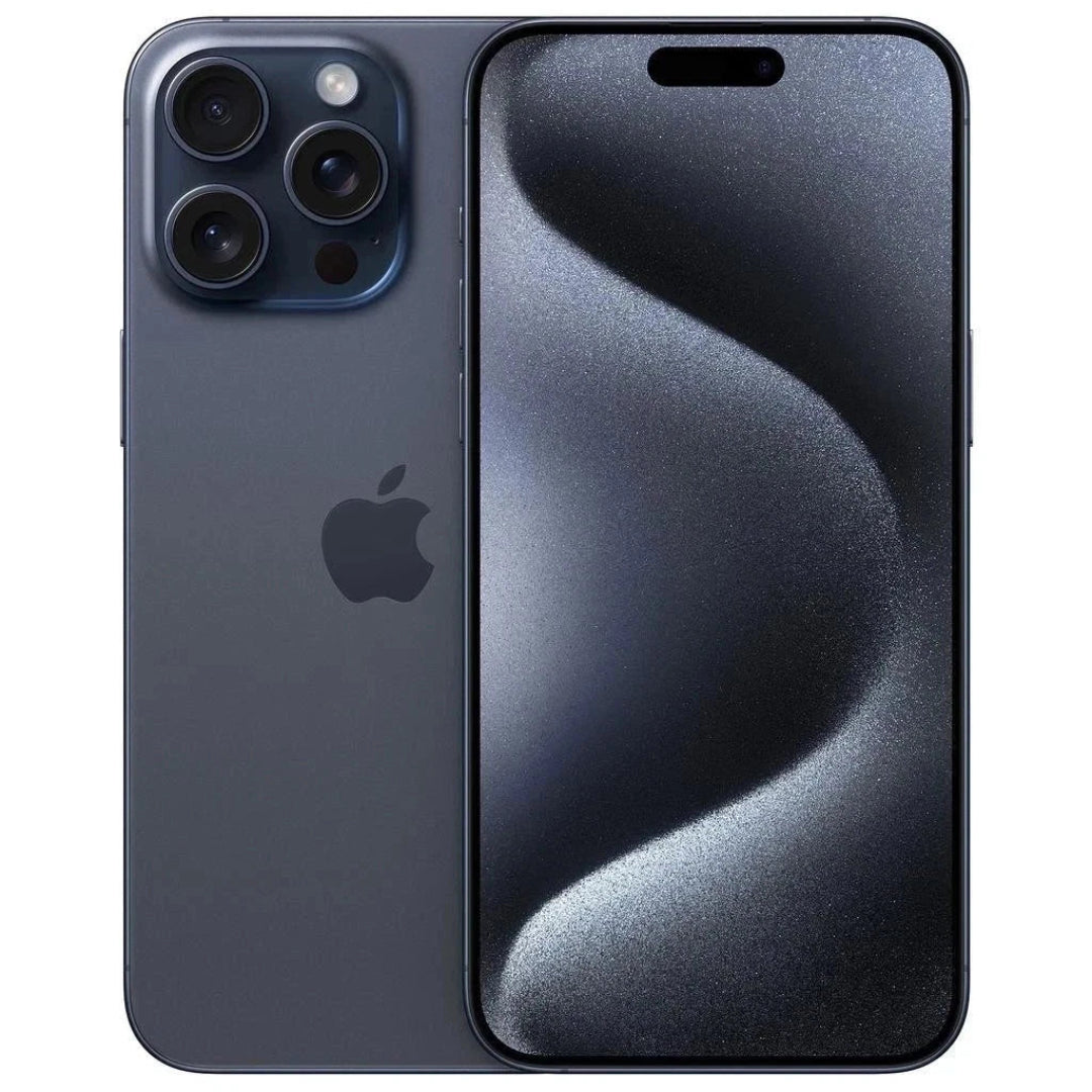 Apple iPhone 15 Pro 128GB, Blue Titanium Unlocked (No Face ID) Refurbished Excellent