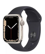 Apple Watch Series 7 GPS + Cellular 41mm Starlight, Stainless Steel Refurbished Good