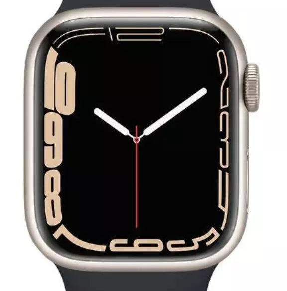 Apple Watch Series 7 GPS + Cellular 41mm Starlight, Stainless Steel Refurbished Good