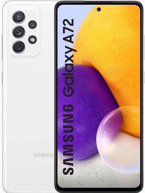 Samsung Galaxy A72 128GB Awesome White Unlocked Refurbished Good