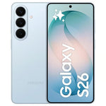 Refurbished Samsung Galaxy S26 5G smartphone with a sleek display and modern design, shown in the image.