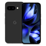 Refurbished Google Pixel 9a 5G smartphone, unlocked and SIM free, showing the device with a sleek design and vibrant display.