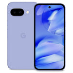 Refurbished Google Pixel 9a 5G unlocked smartphone with sleek design and rear camera, displayed on a neutral background.