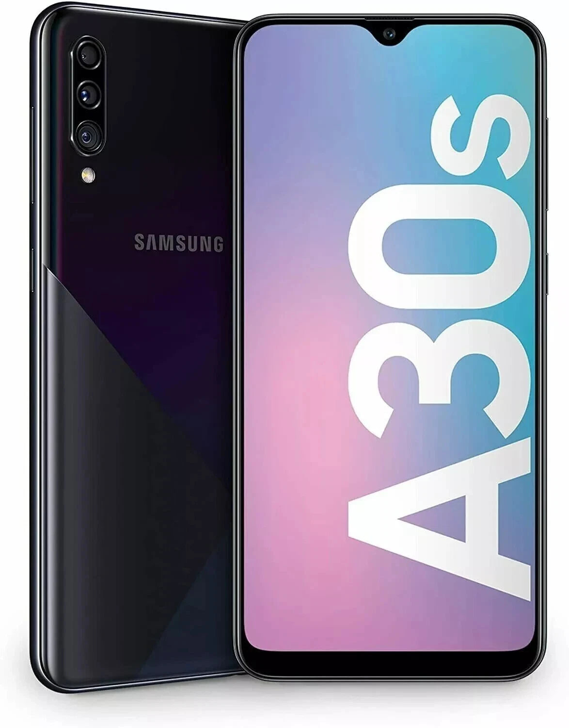 Samsung Galaxy A30S 64GB, Black Unlocked Refurbished Good