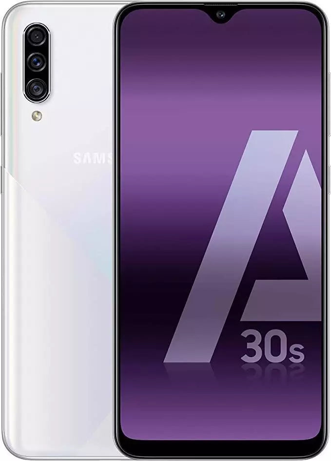 Samsung Galaxy A30S 64GB, White Unlocked Refurbished Pristine