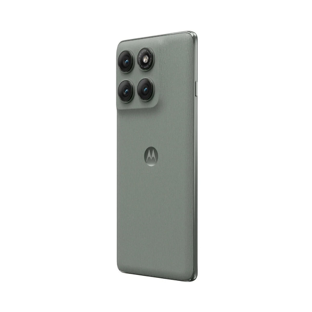 Refurbished Motorola Edge 60 Pro smartphone with Pantone Shadow finish, 512GB storage, unlocked and pristine condition.