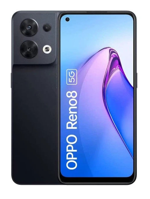 Oppo Reno 8 Shimmer Black 256GB Unlocked Refurbished Good