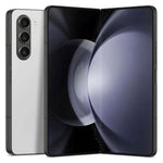 Refurbished Samsung Galaxy Z Fold 5 unlocked SIM-free smartphone with large foldable display and sleek design.