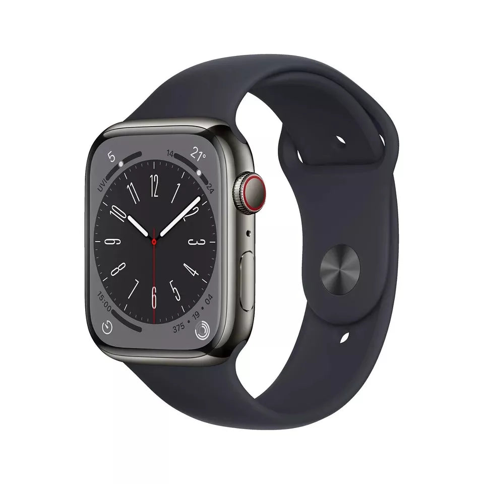 Apple Watch Series 8 GPS + Cellular 45mm Graphite Aluminum Refurbished Pristine