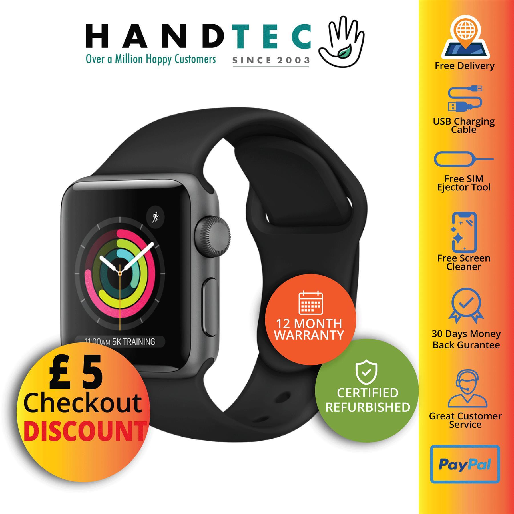 Apple Watch Nike+ GPS Cellular 38mm Grey Alu Case Refurbished Good
