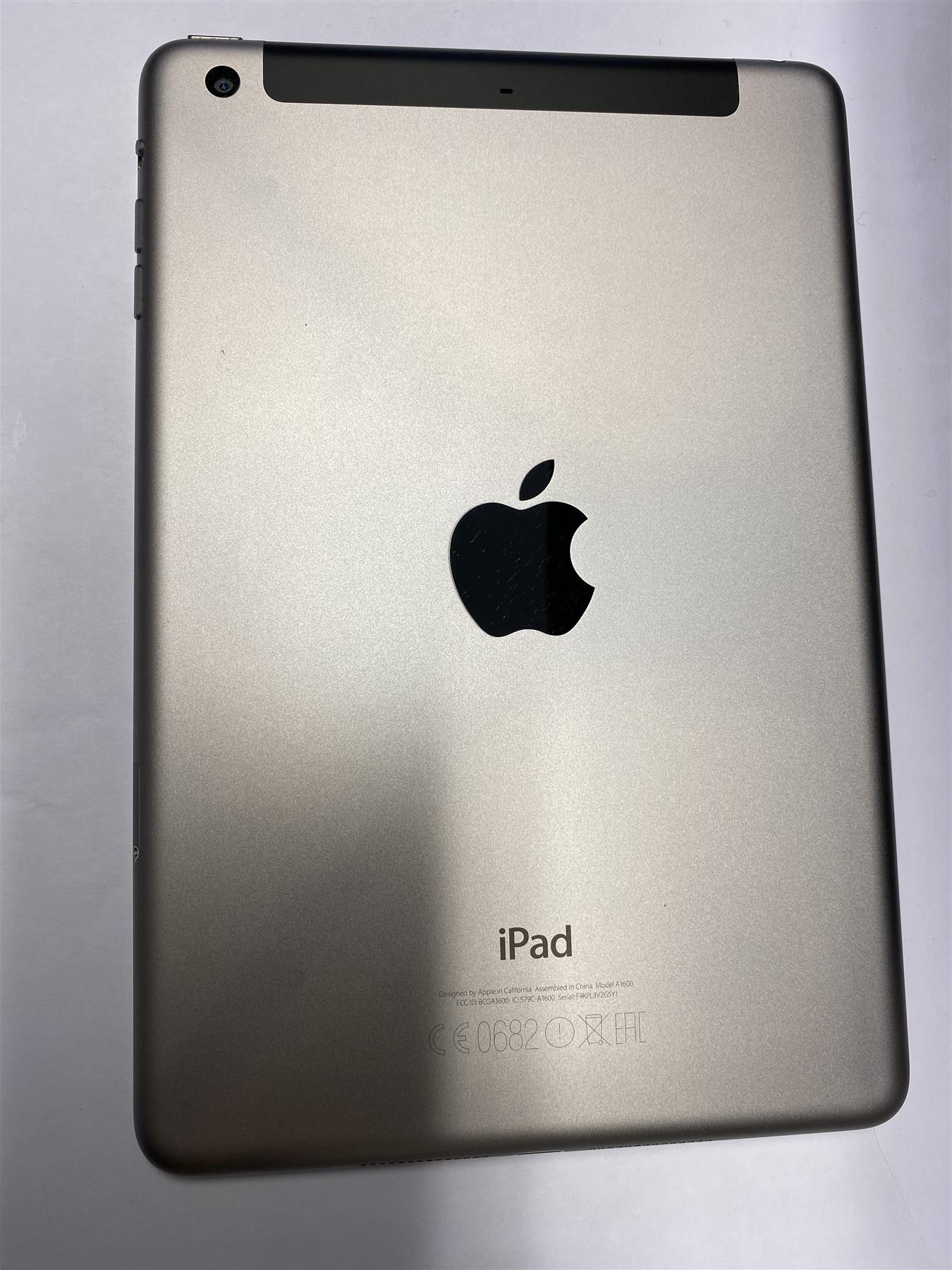 Apple iPad Mini 3 16GB WiFi + Cellular Space Grey Refurbished - Used