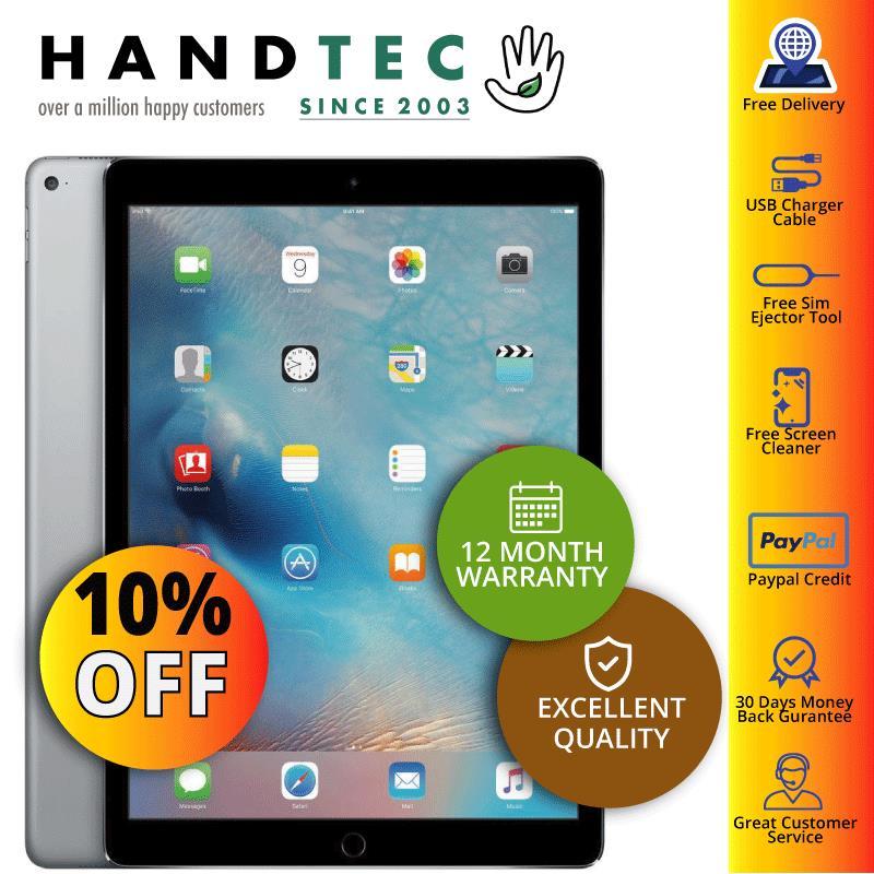 Apple iPad Pro 9.7 128GB WiFi 4G Cellular Space Grey Unlocked Refurbished Excellent