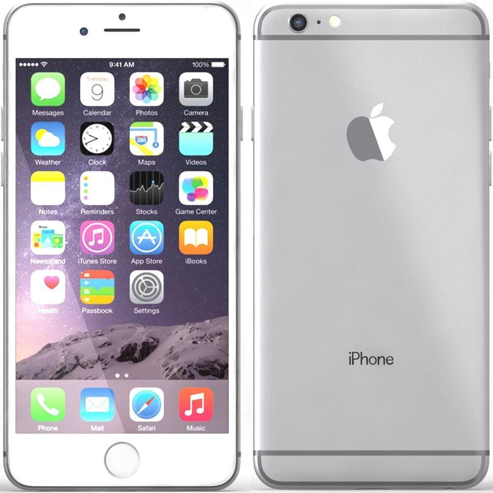 Apple iPhone 6 Plus 128GB Silver No Touch ID Refurbished Good