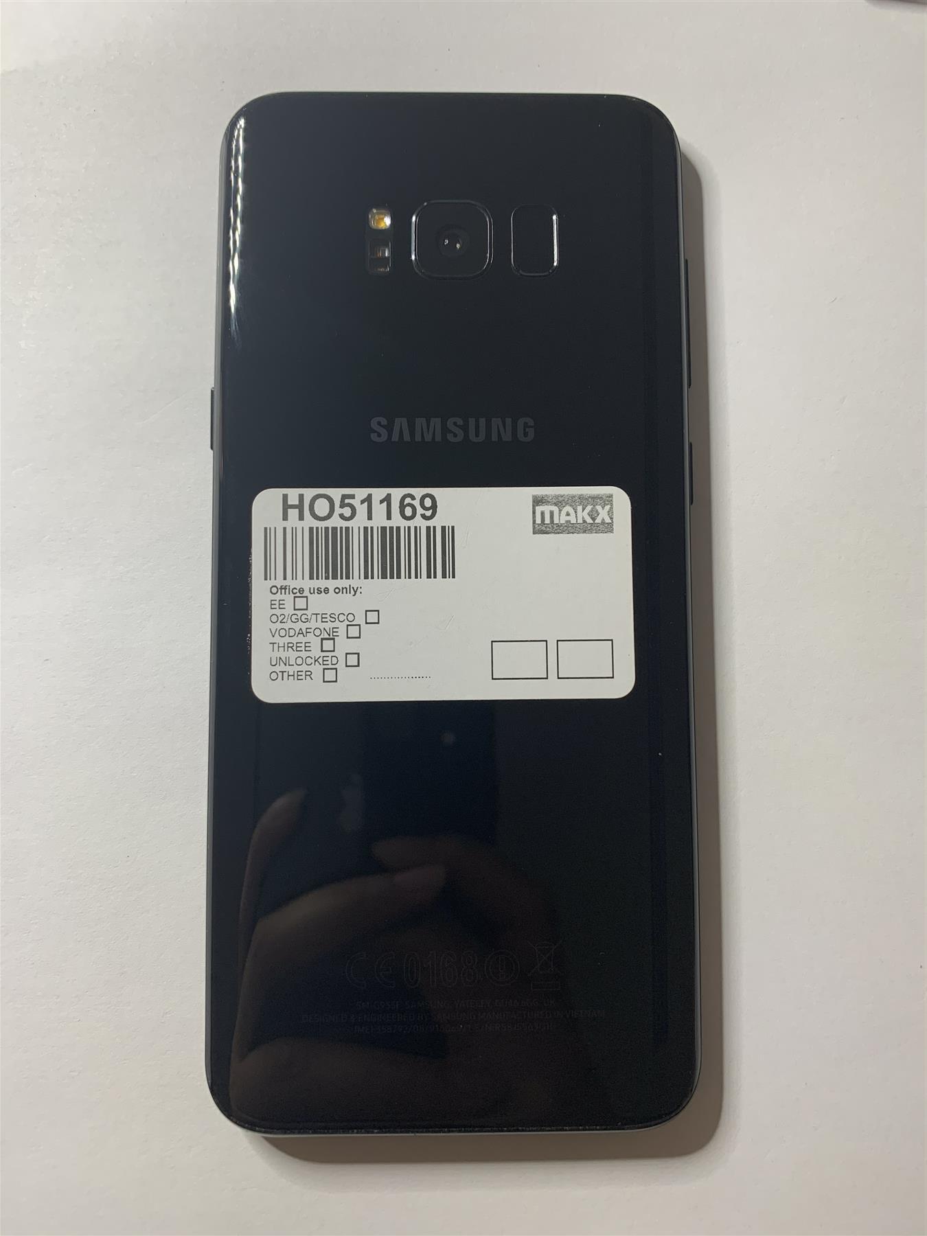 Samsung Galaxy S8 Plus 64GB Midnight Black Unlocked - Used