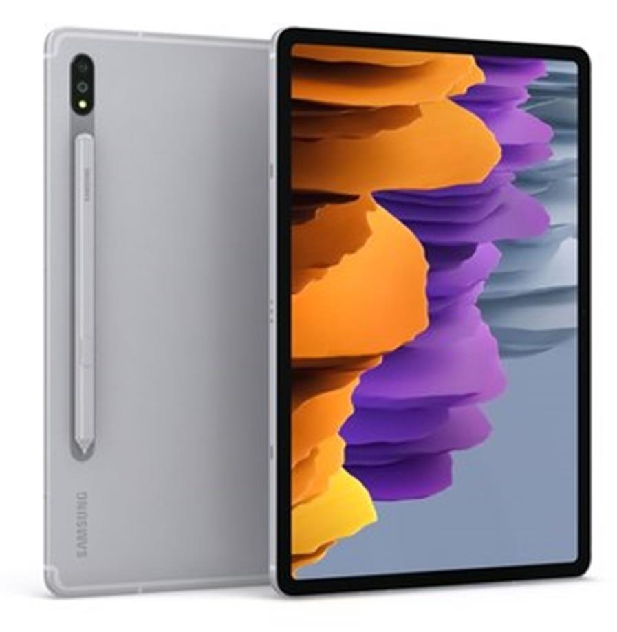 Samsung Galaxy Tab S7+ With S Pen 128GB WiFi + 5G Mystic Silver Refurbished Pristine