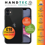 Apple iPhone 11 128GB, Black Unlocked (No Face ID) Refurbished Good