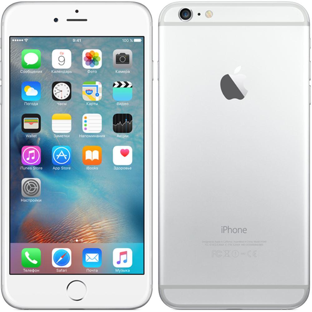 Apple iPhone 6 Plus 16GB Silver (No Touch ID) Unlocked Refurbished Good