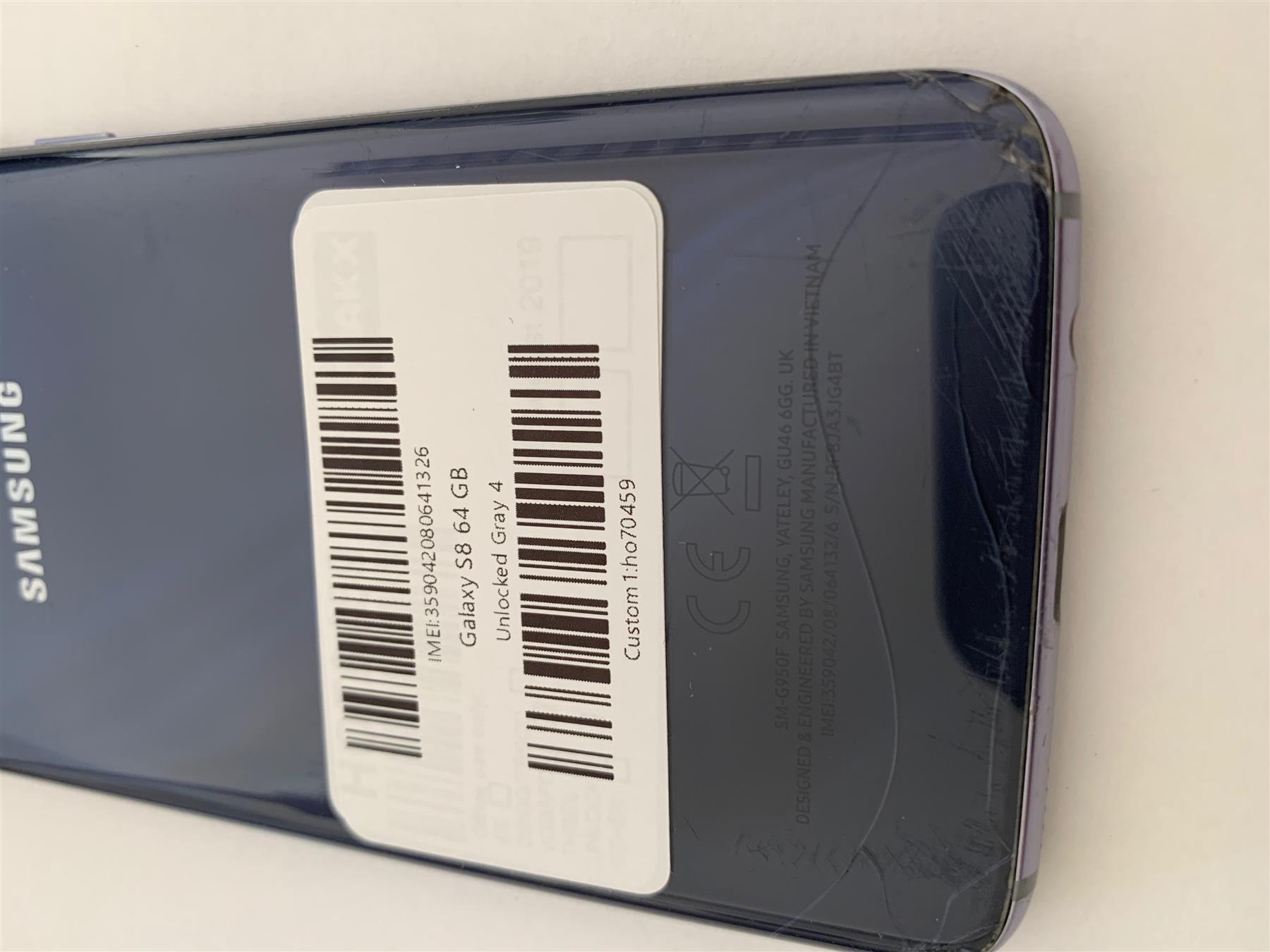 Samsung Galaxy S8 64GB Orchid Grey Unlocked Used