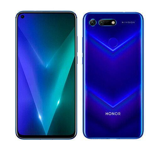 Huawei Honor View 20 128GB Unlocked Blue Refurbished Pristine Pack