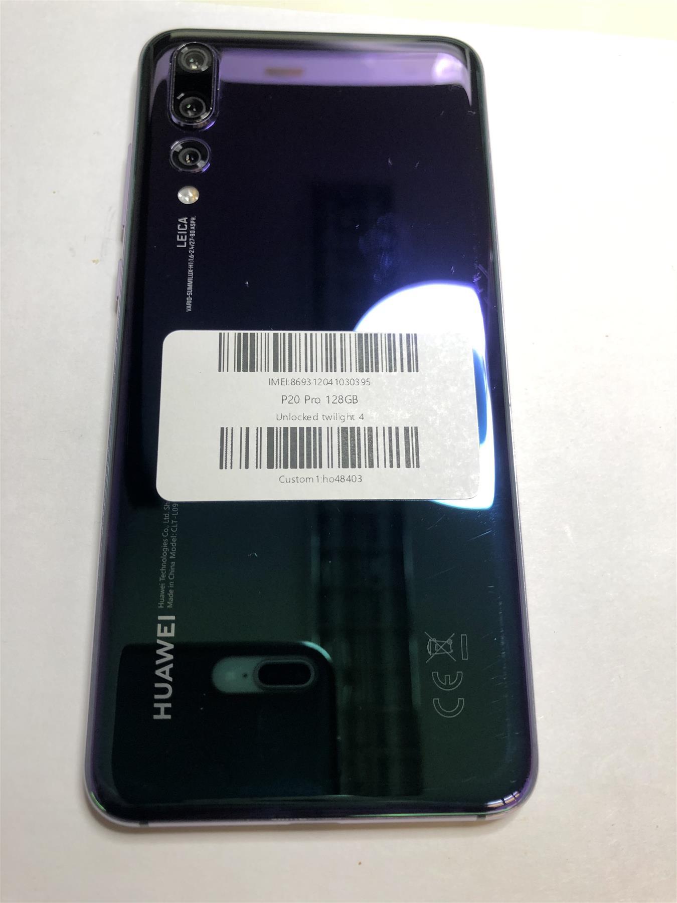 Huawei P20 Pro 128GB Twilight Unlocked Used