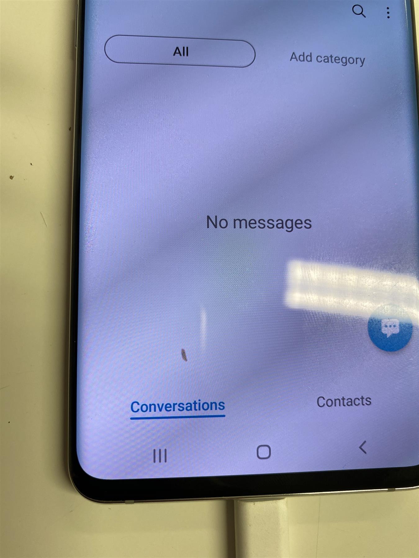 Samsung Galaxy S10 Plus 128GB Prism White Unlocked - Used