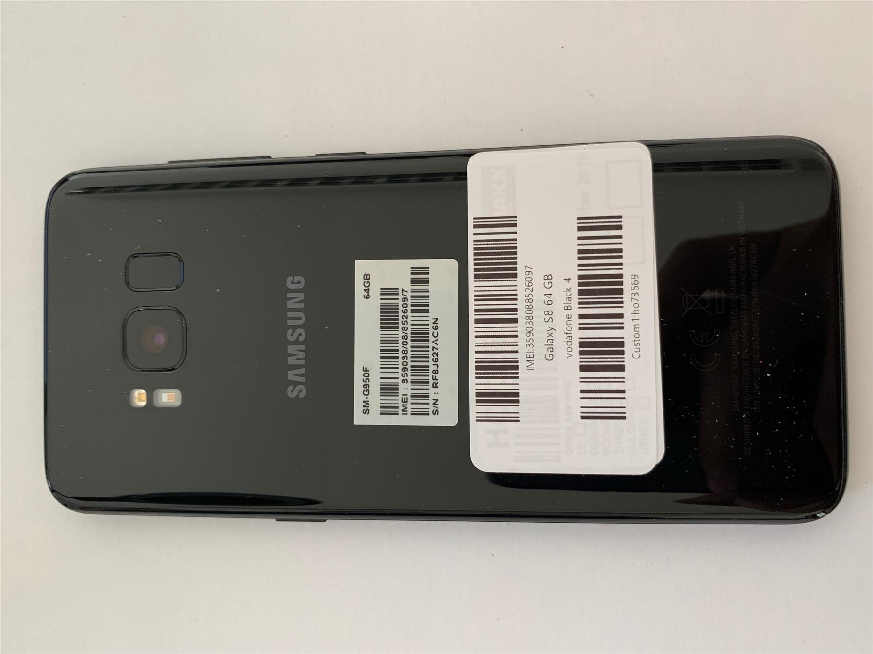 Samsung Galaxy S8 64GB Midnight Black Unlocked Used
