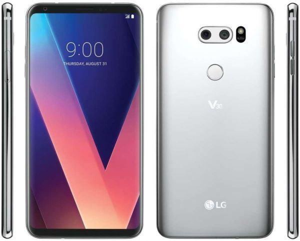 LG V30 64GB Cloud Silver Unlocked Refurbished Excellent
