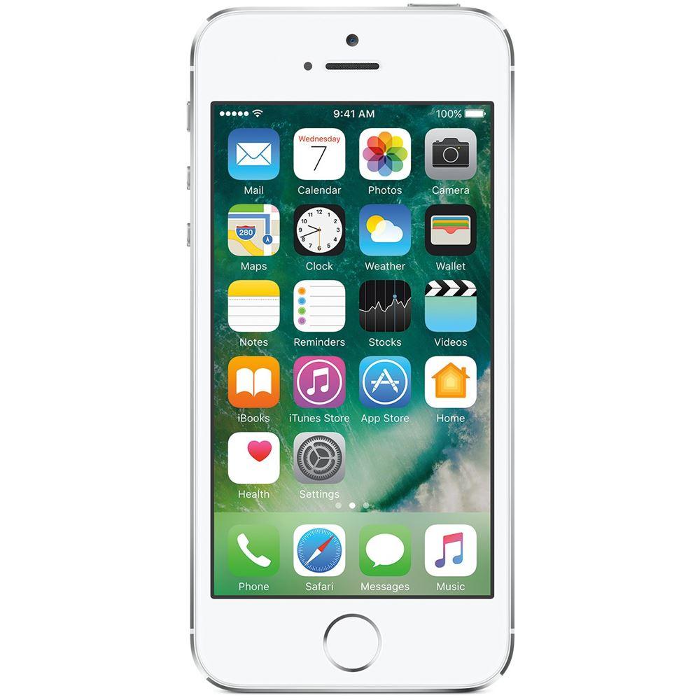 Apple iPhone 5S 16GB Silver Unlocked Refurbished Good