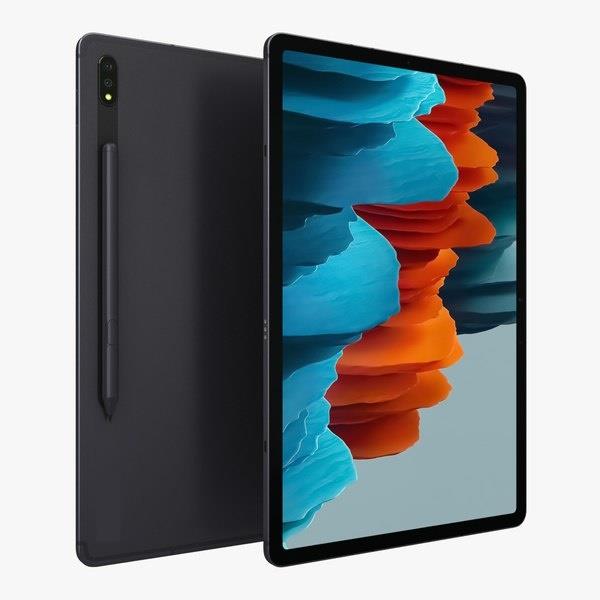 Samsung Galaxy Tab S7 Plus with S Pen 128GB WiFi + 5G, Mystic Black Good