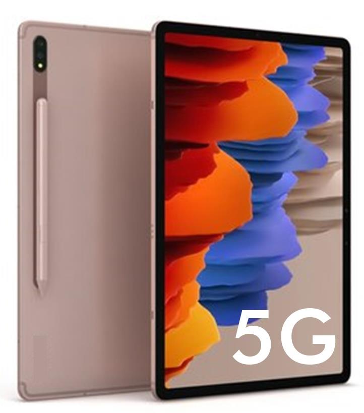 Samsung Galaxy Tab S7 Plus with S Pen 128GB WiFi + 5G Mystic Bronze Refurb Excellent