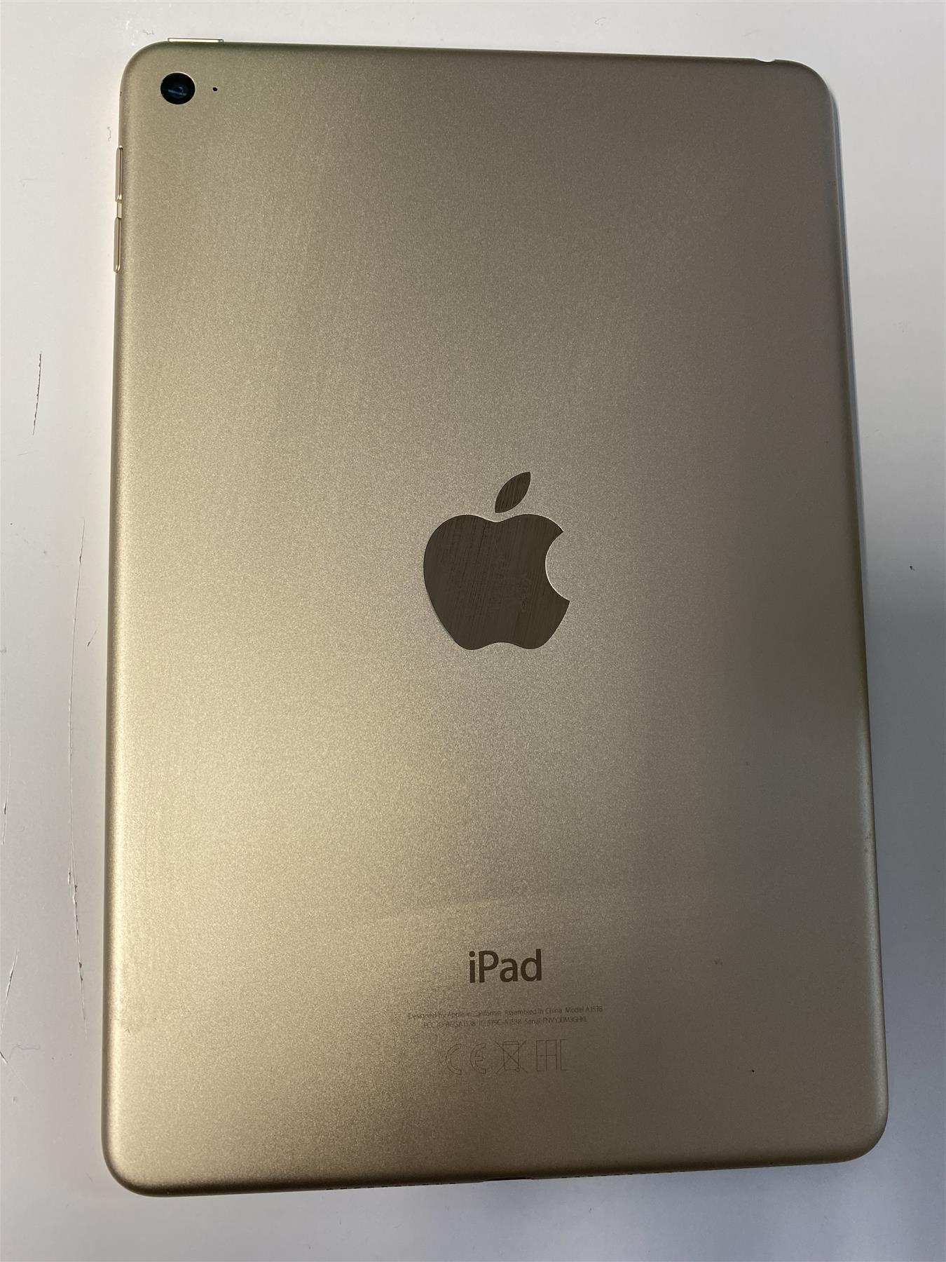 Apple iPad Mini 4 128GB WiFi Gold - Used