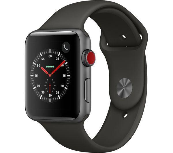 Apple Watch Series 3 GPS Cellular 42mm Space Black Stainless Steel Refurbished Good