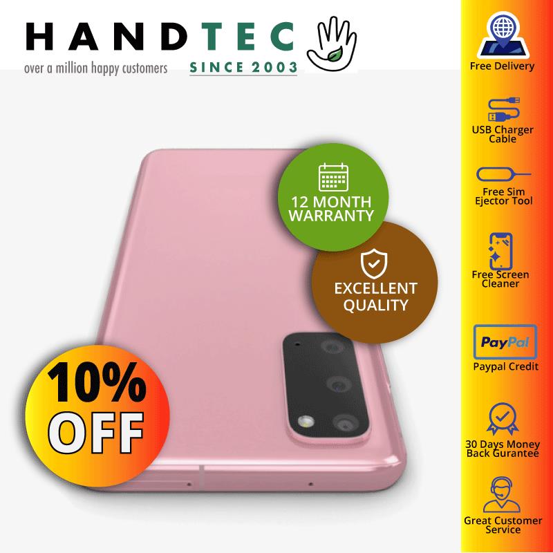 Samsung Galaxy S20 128GB, Cloud Pink (5G) (Ghost Image) Unlocked Refurbished Excellent